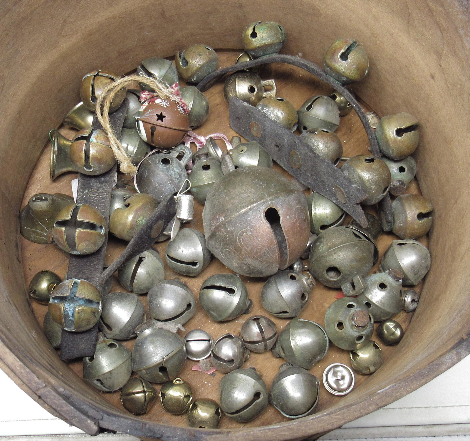 Brass Bells in Pantry Box: Getting all pictured