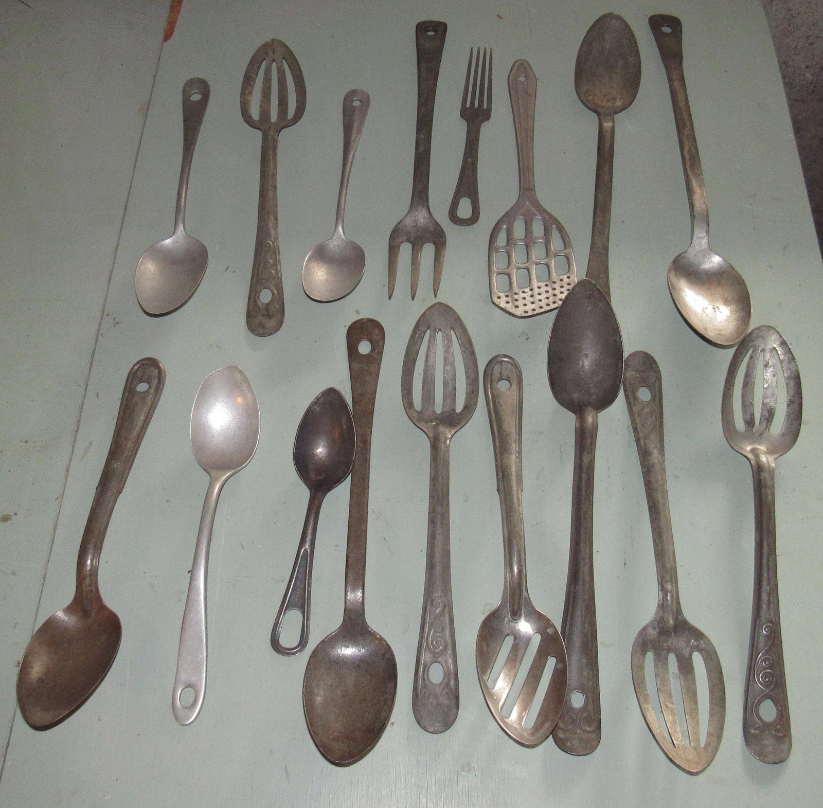 Primitive & Vintage Kitchenware: Longest is approx 15 1/4"