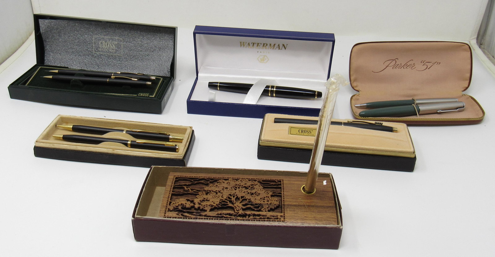 Waterman Parker Cross Pens Including Fountain & Lead: Getting all pictured