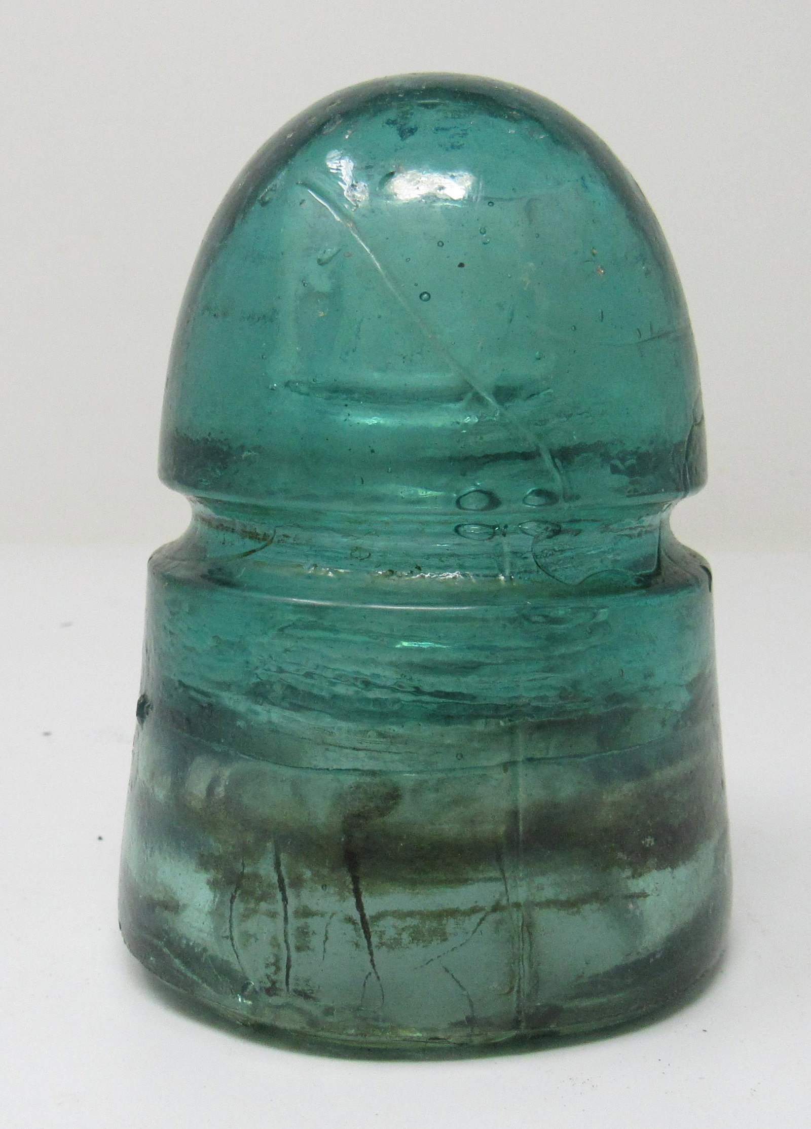 1883 AM Insulator Double Petticoat: Approx 3 1/8" in diameter and 4 1/4" tall
