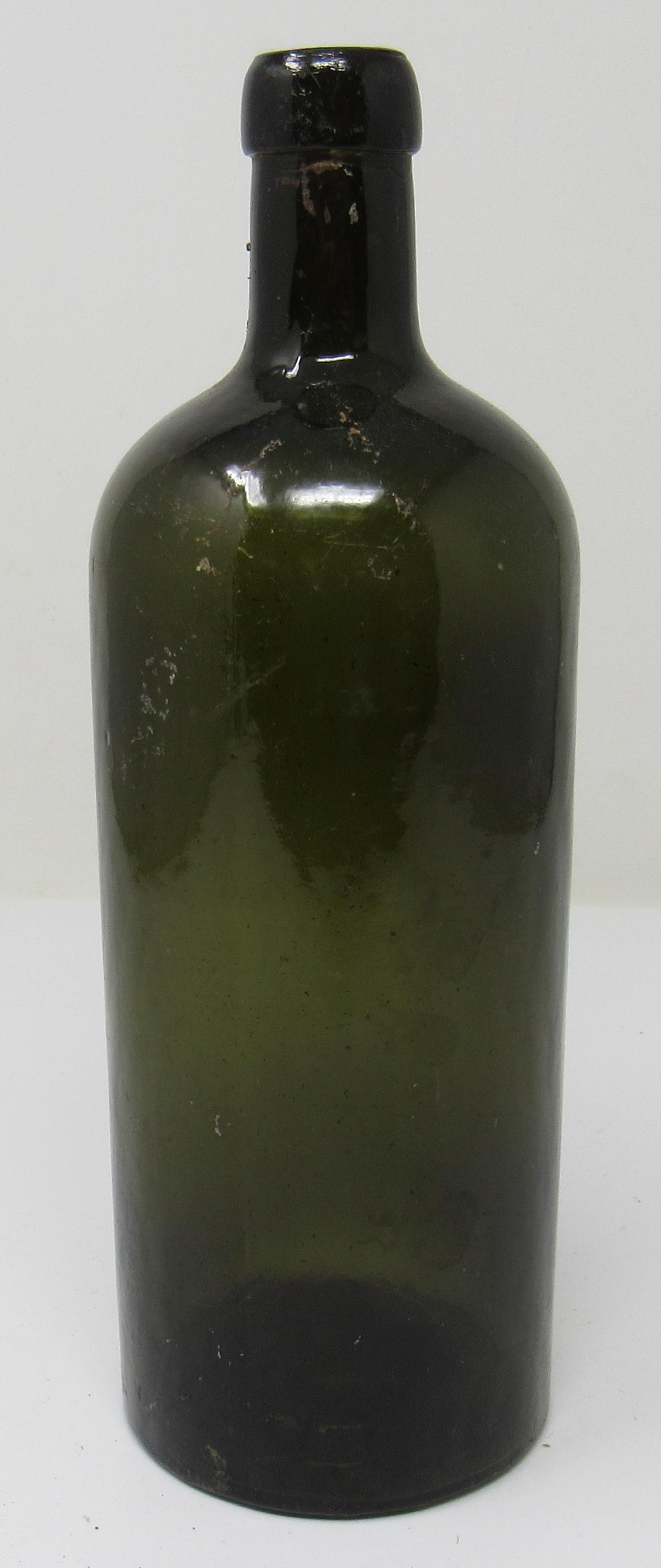 Bottle: Approx 3" in diameter and 9 1/8" tall