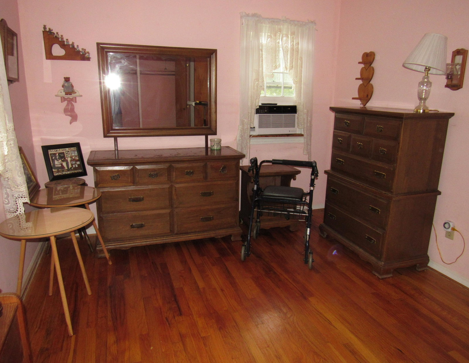 Partial Bedroom Contents: Lot includes all pictured. Air Conditioner is sold seperatley. Take what you want and leave the rest