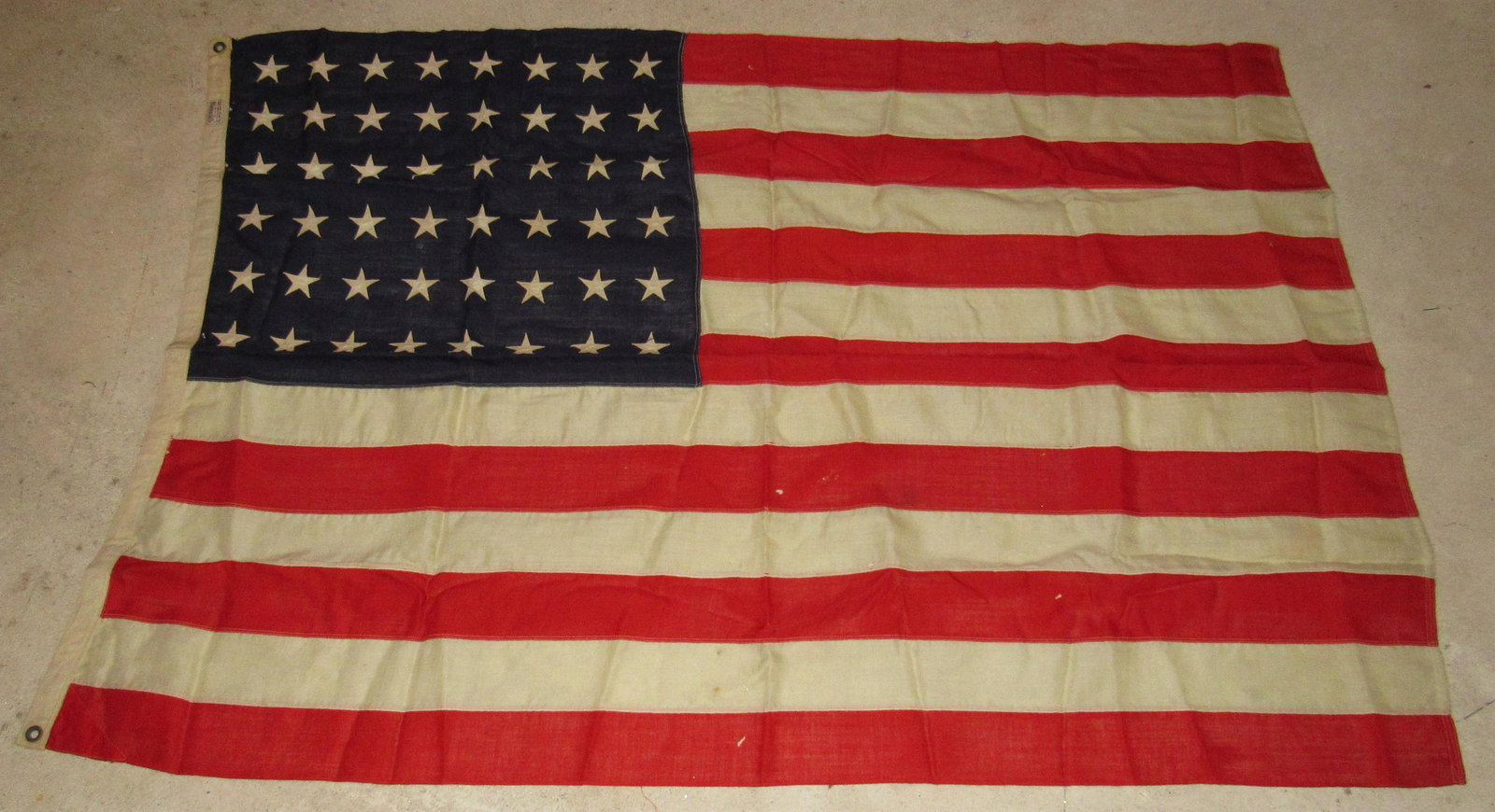 48 Star Sterling American Flag: Approx 45" x 66"