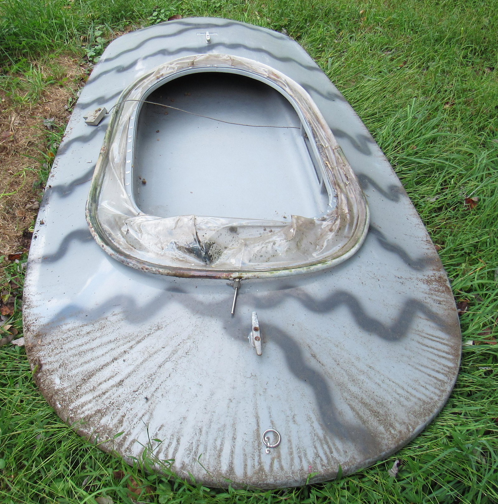 Boats by Busick Fiberglass Duck Boat: Approx 50" wide and 10' long