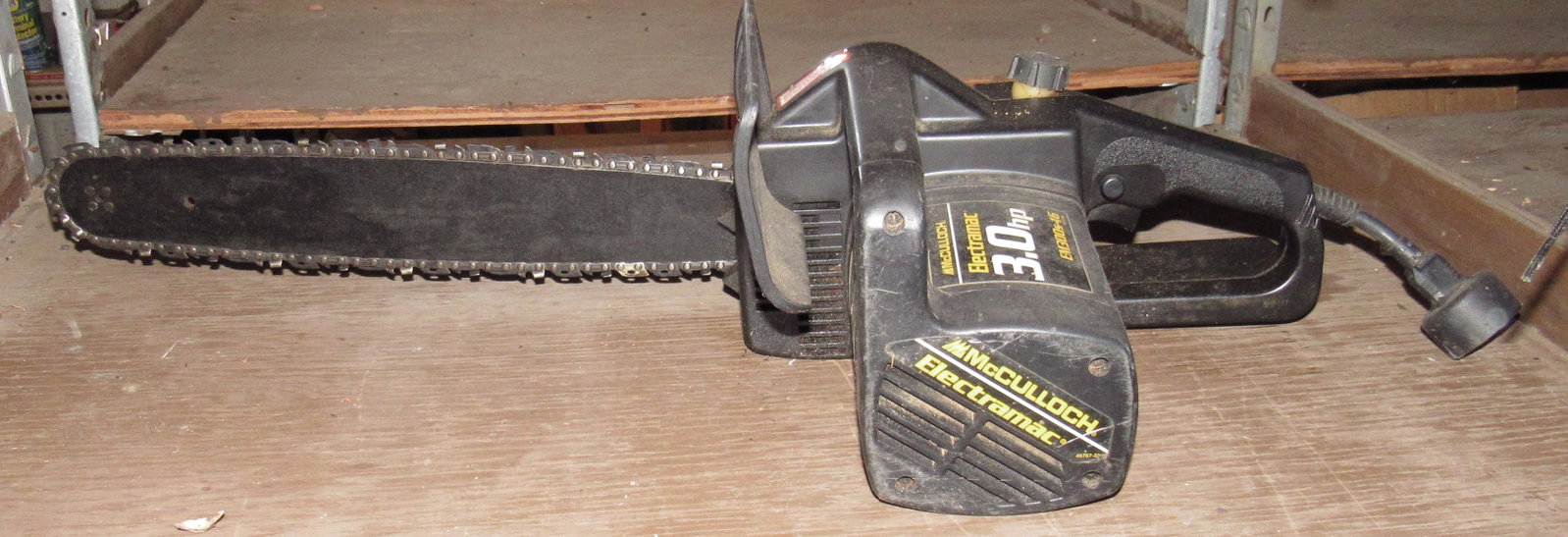 McCulloch Electramac 3hp Electric Chainsaw: Works