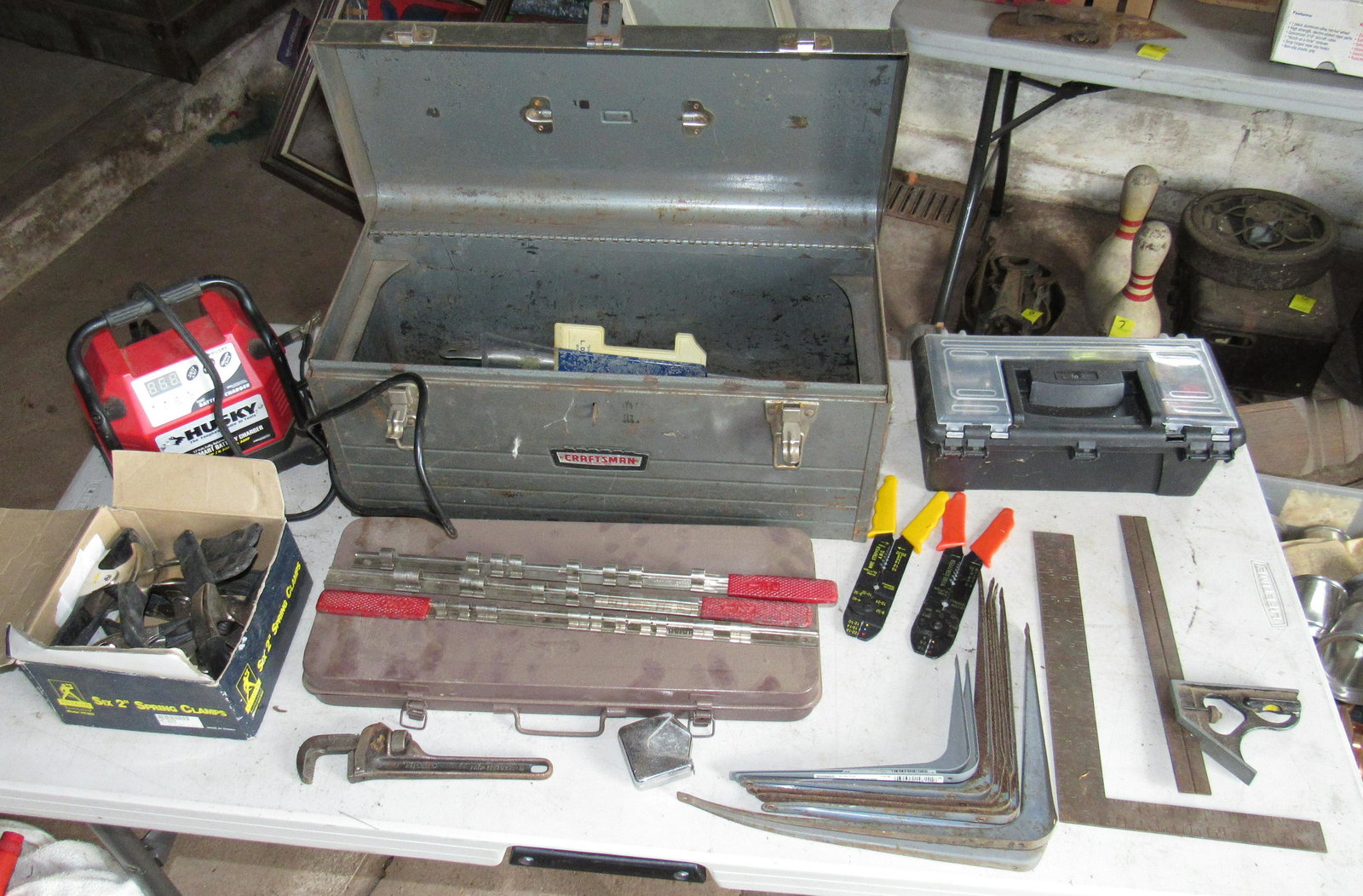 Toolboxes Battery Charger Spring Clamps Tools: Getting all pictured