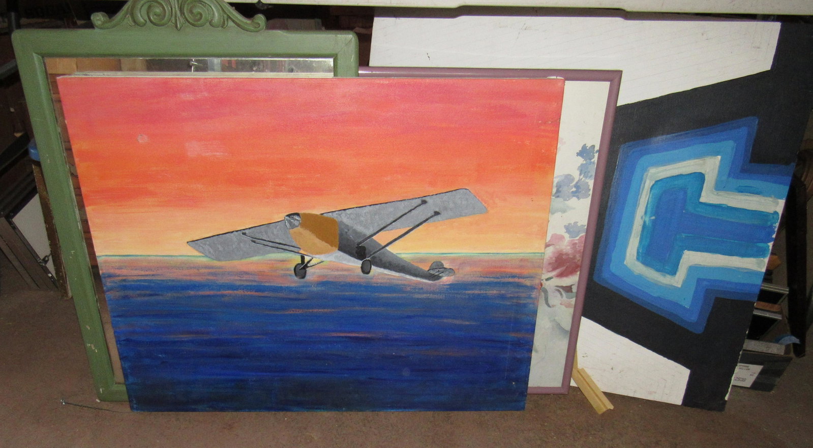 Picture Frames Paintings and Prints: Getting all pictured on table. Take what you want and leave the rest