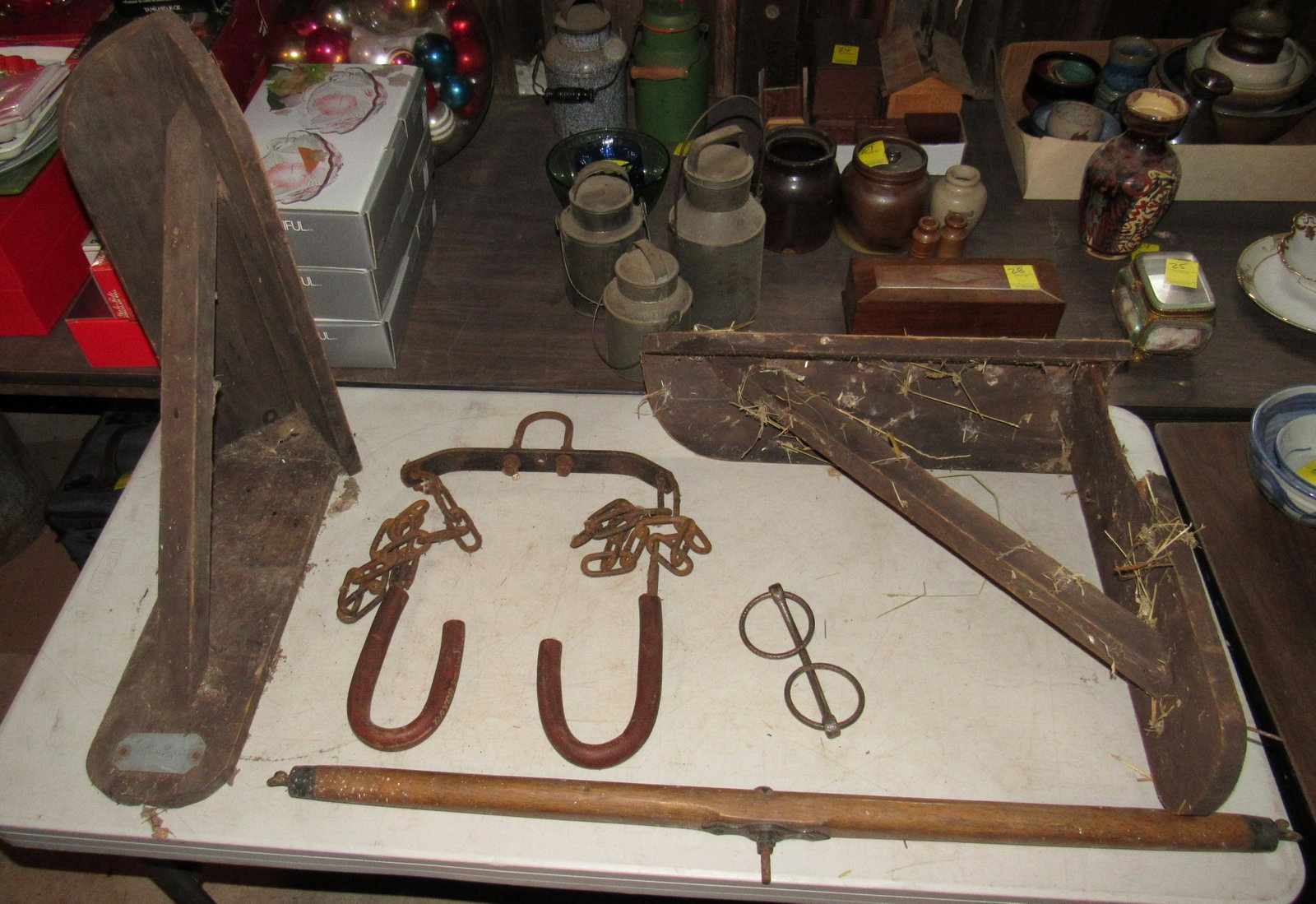 Harness Racks Misc: Getting all pictured on white table