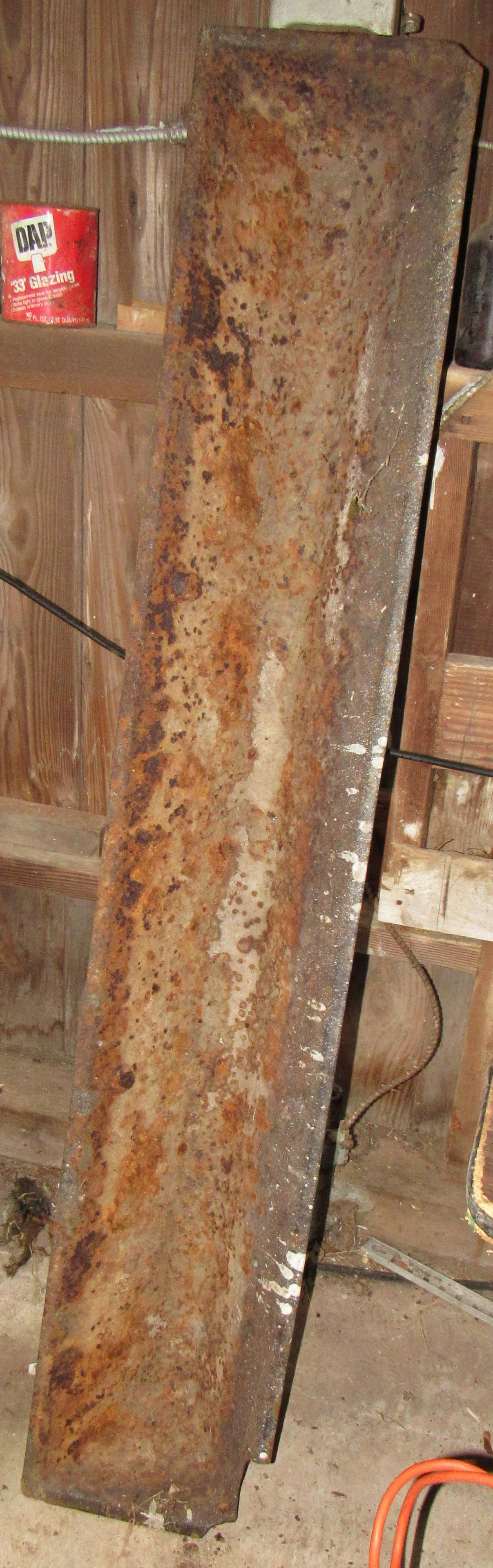 Cast Iron Hog Trough / Planter: Apprx 10 3/4" x 60 1/2"