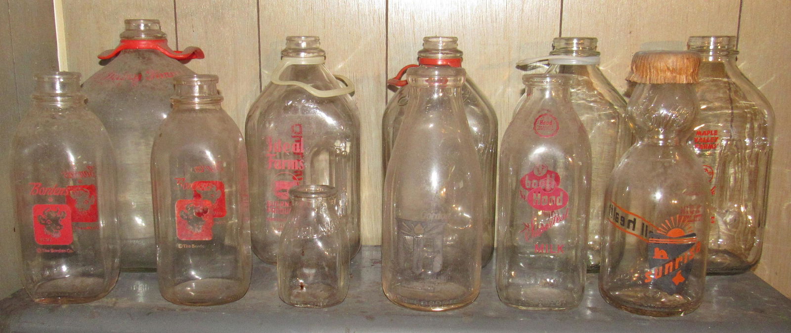 Milk Bottles Sunrise Bordens Ideal Maple Valley & Misc: Getting all pictured