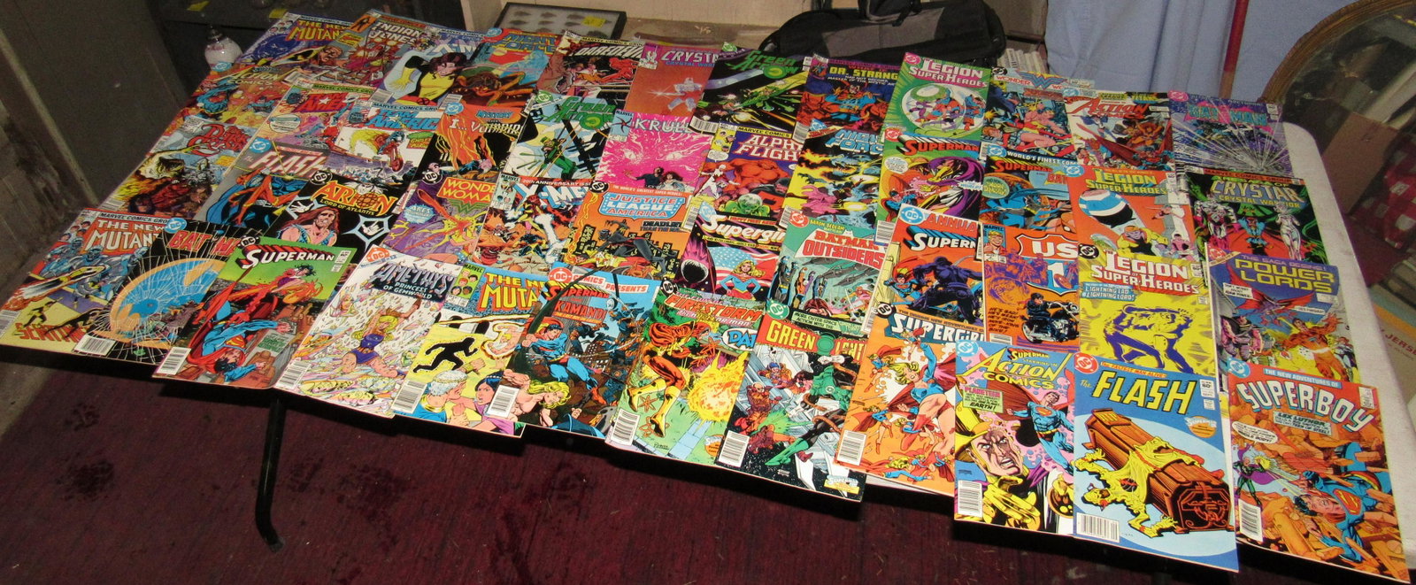 Legion of Super Heroes Green Lantern Arrow Next Mutant: Getting all comic books pictured