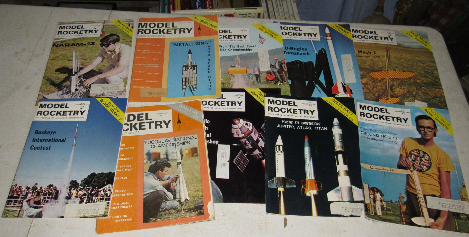 10 1970's Model Rocketry Magazines: Getting all 10
