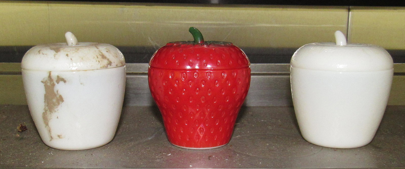 3 Jams Jars: Approx 3 3/4" tall