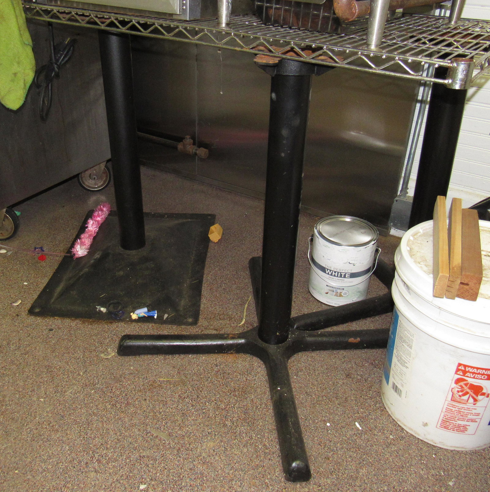 3 CafÃ© Table Bases: Approx 28" tall