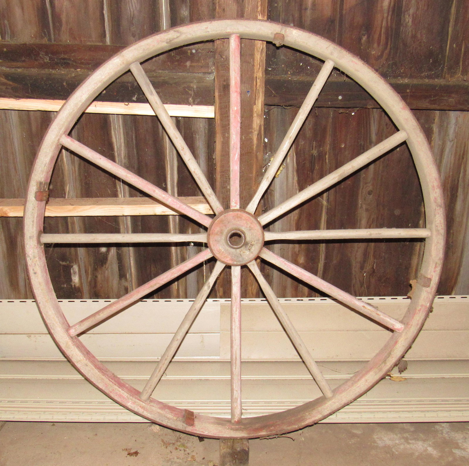 Wagon Wheel: Approx 47 1/2" in diameter and 3 1/8" wide.