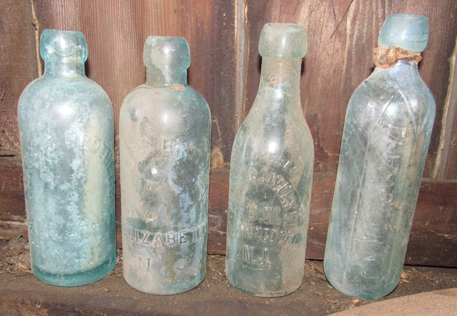 Clauss Bro Elizabeth NJ Cawley Flemington NJ Bottles: Getting all pictured