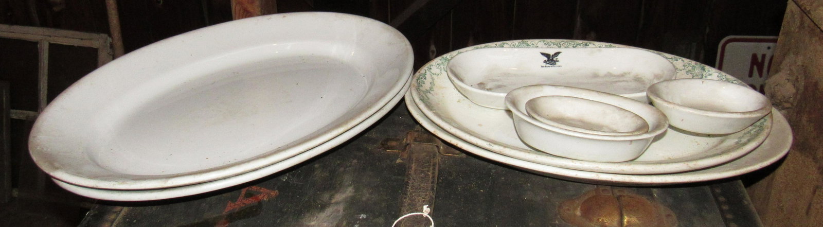 Ironstone Platters and Trays: Getting all pictured