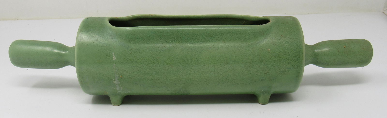 Rolling Pin Planter: Approx 3" in diameter and 14 1/2" long.