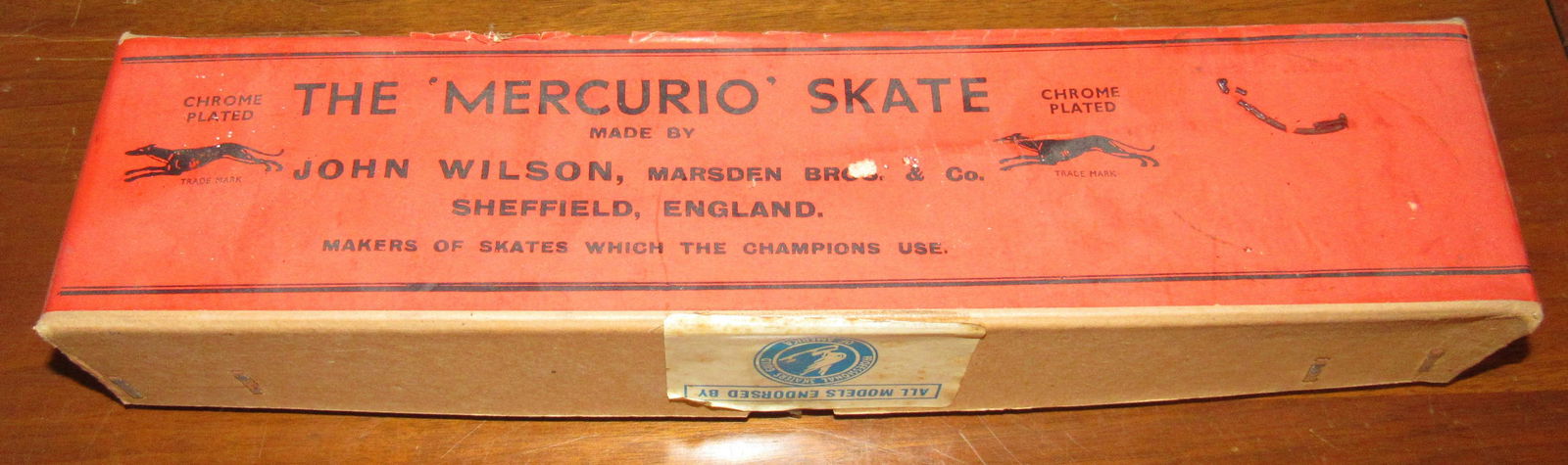 John Wilson Marsden Mercurio Ice Skates: 2 skates In original box . Size 10 3/4