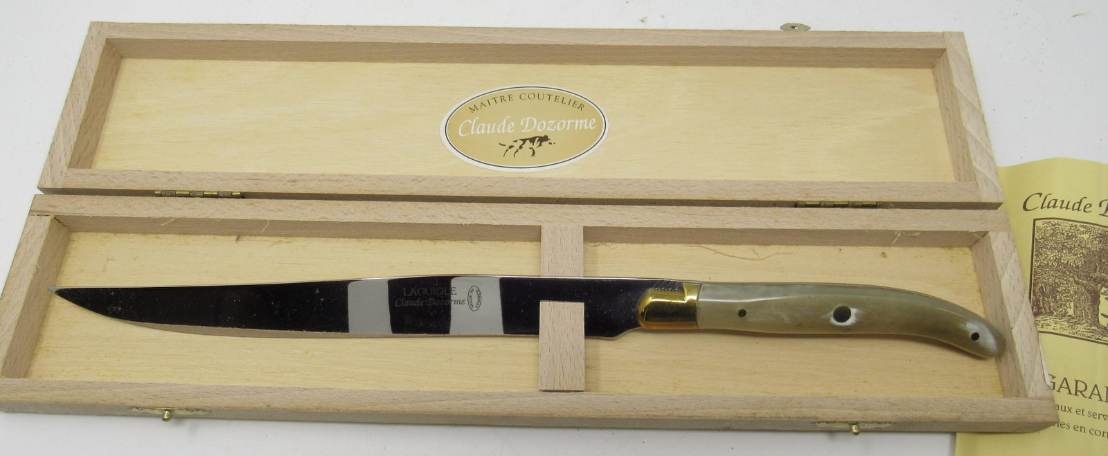Claude Dozorme Knife: Appro 12 3/4" long