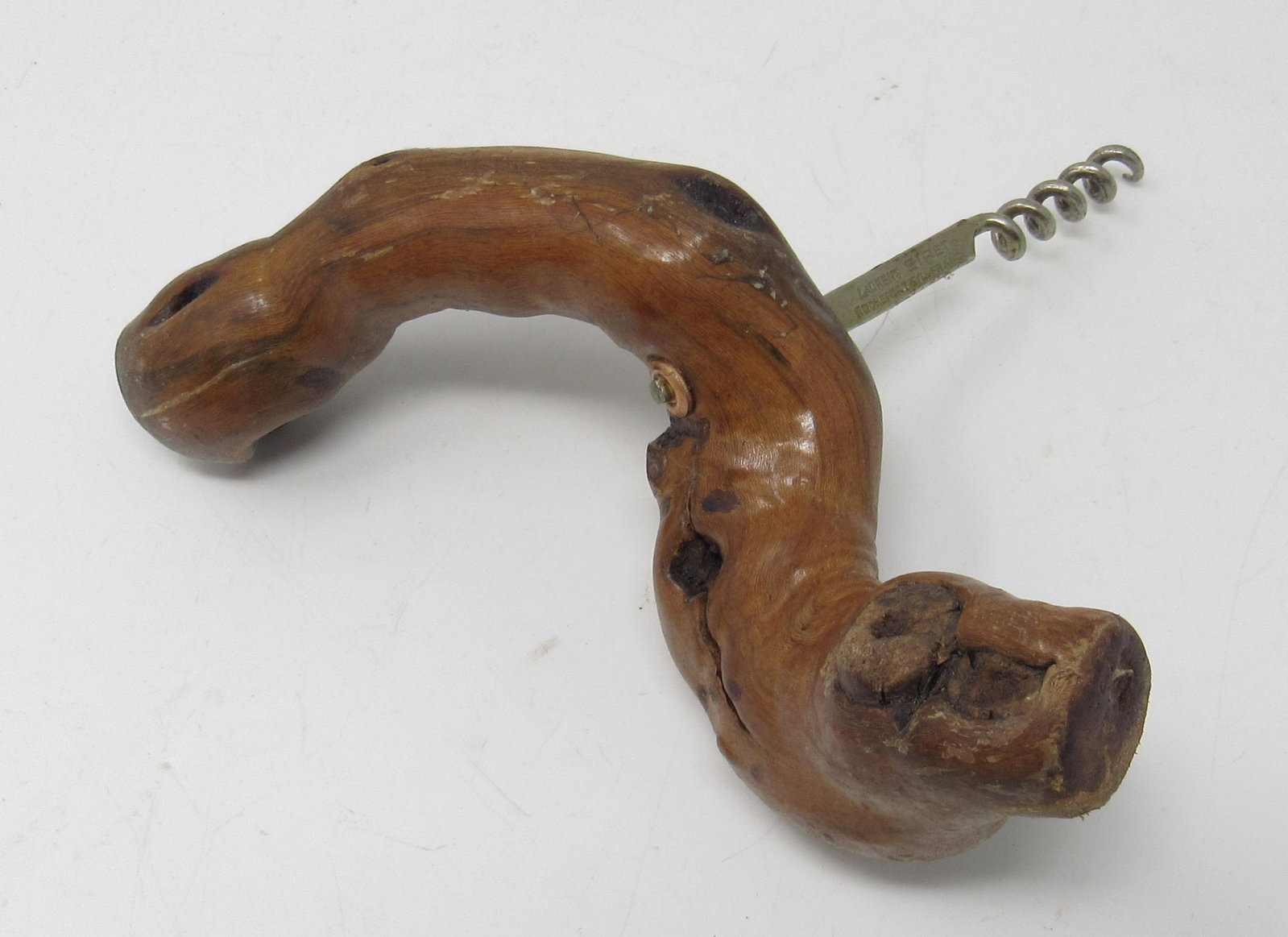 Siret France Driftwood Bottle Opener: Approx 6" x 6 1/4"
