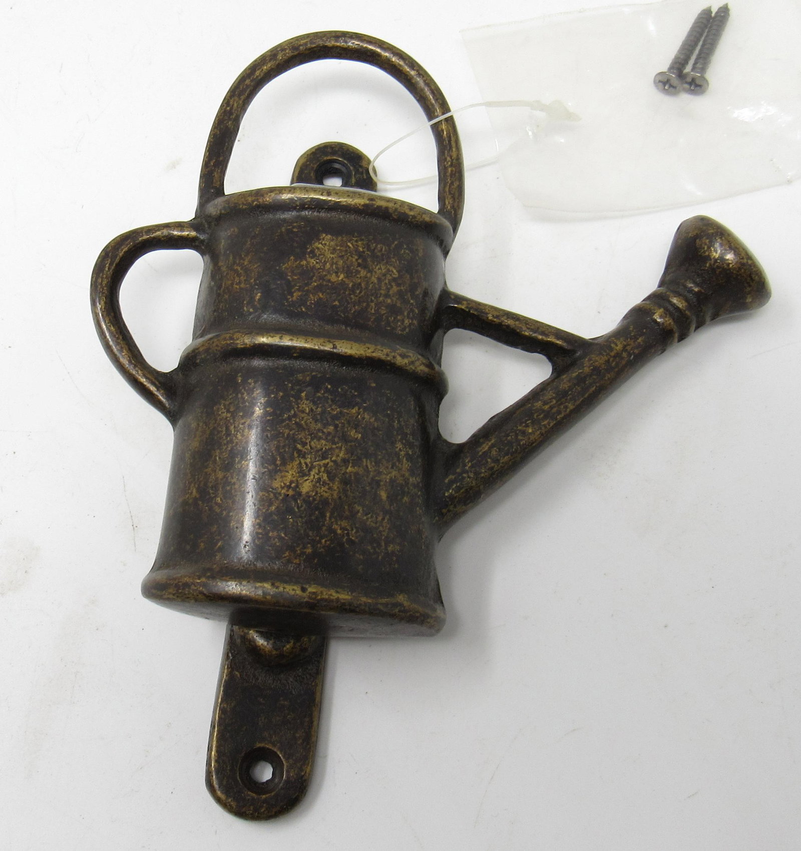 Brass Water Can Door Knocker: Approx 6 1/4" long