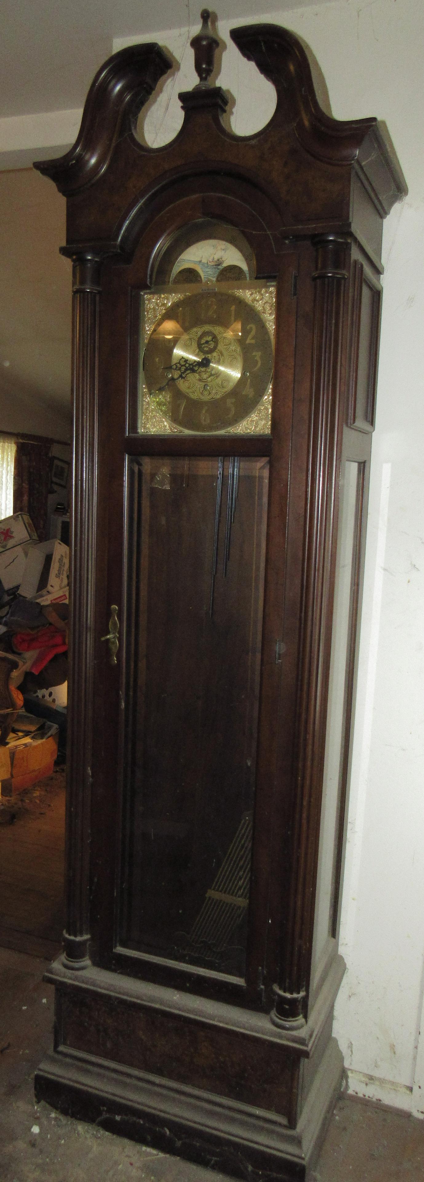 Seth Thomas Grandfather Clock: Clock