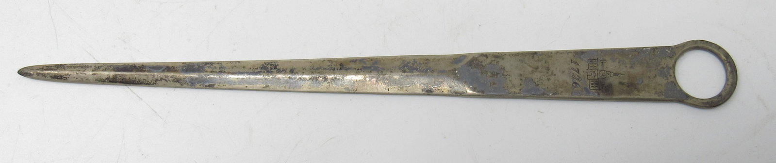 1776 Reed & Barton Sterling Silver Letter Opener: Approx 8 5/8" long. Approx 55 grams.