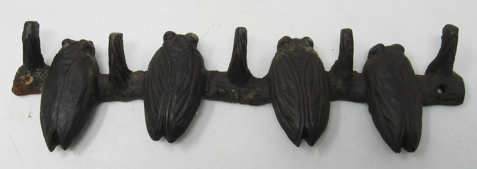 Cast Iron Fly Coat / Hat Hooks: Approx 4" x 15"