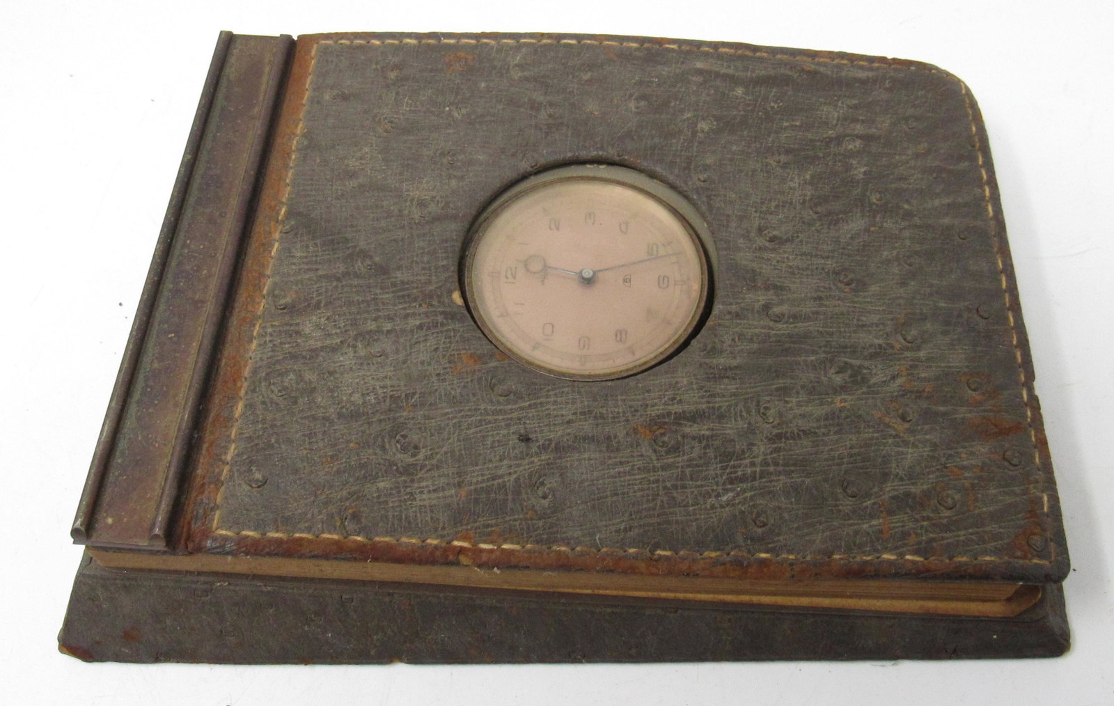 Imhof Desk Calendar Clock: Approx 7 1/4" x 9 1/2"