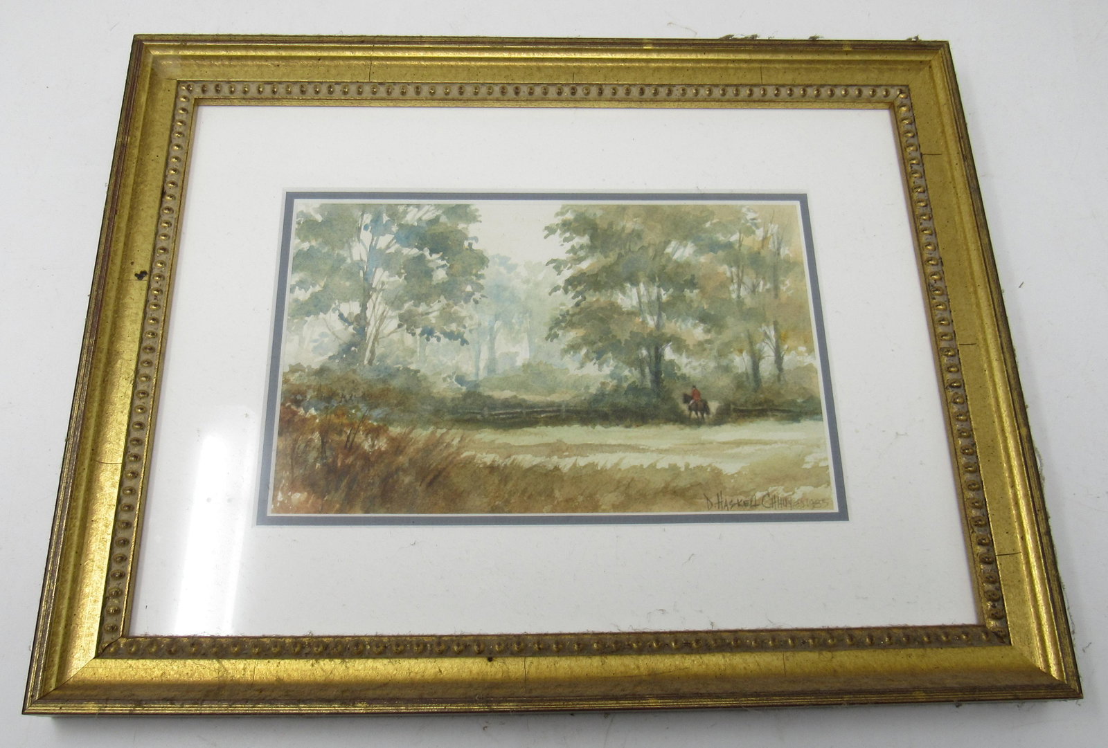 D Haskell Chhuy Watercolor: Approx 10 1/2" x 13 1/2"