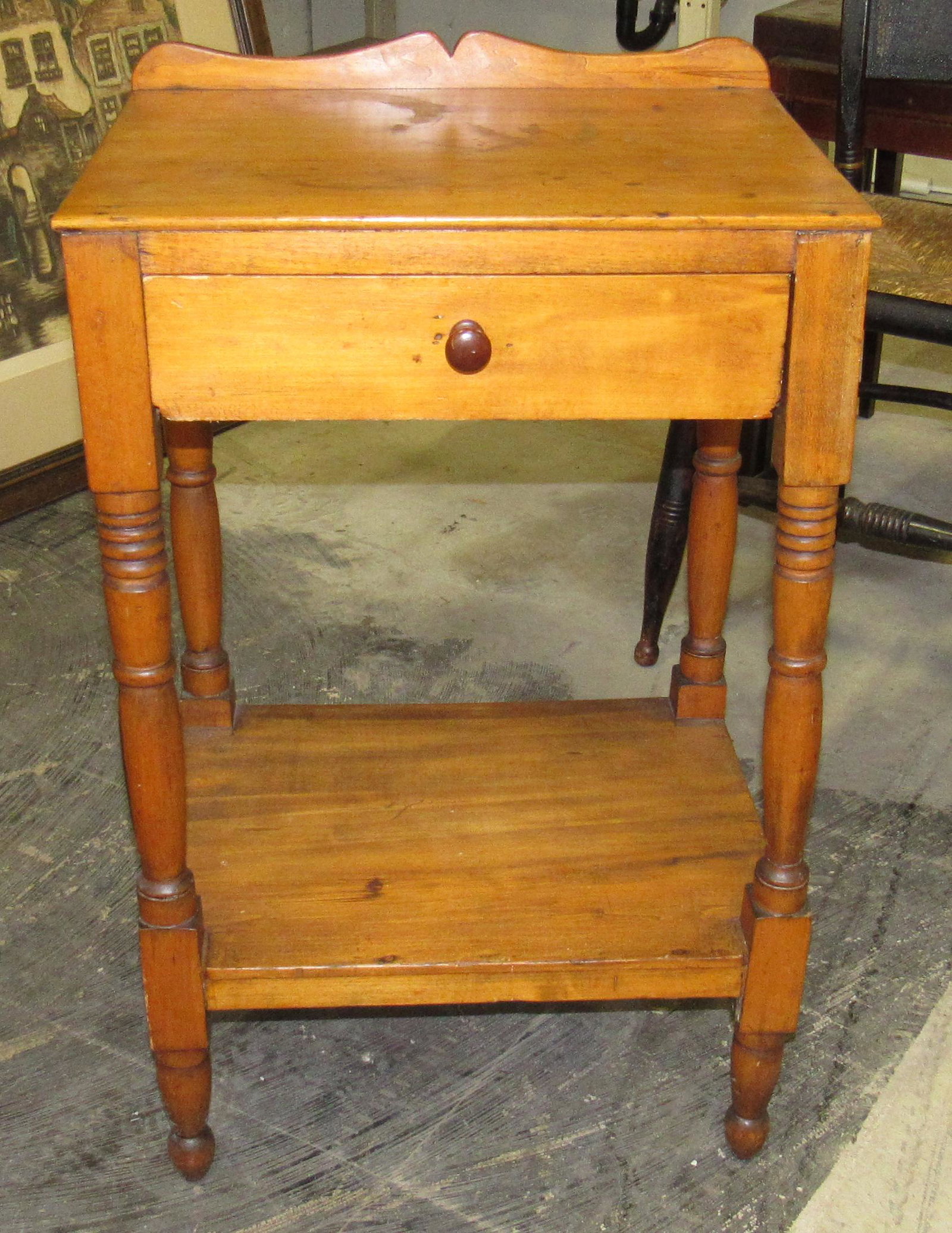 One Drawer Stand: Approx 14 1/4" x 18 1/4" x 30" tall.