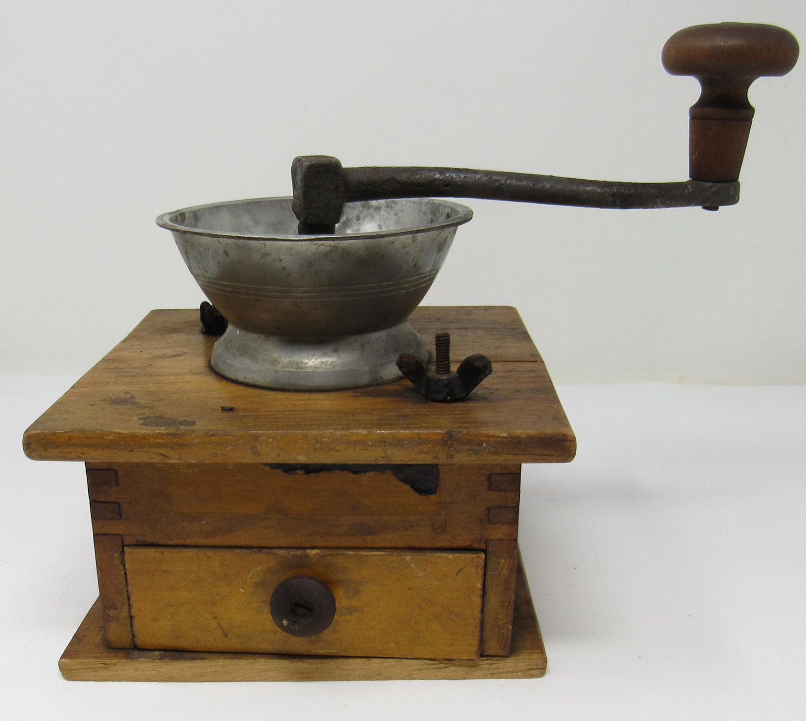 Coffee Grinder: Approx 6 3/4" x 6 7/8" x 8 1/2" tall