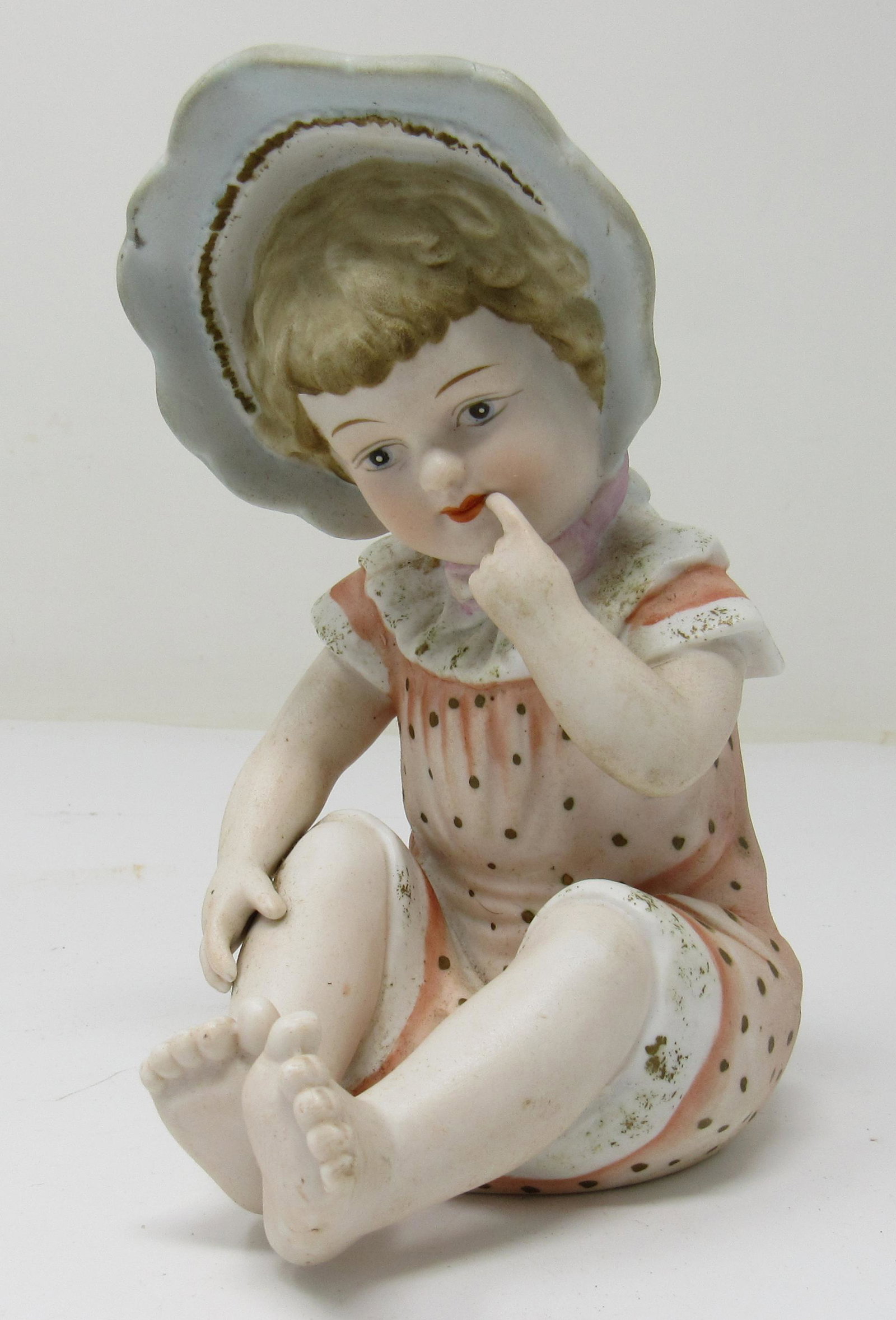 Bisque 6162 Piano Baby: Approx5 3/4" tall