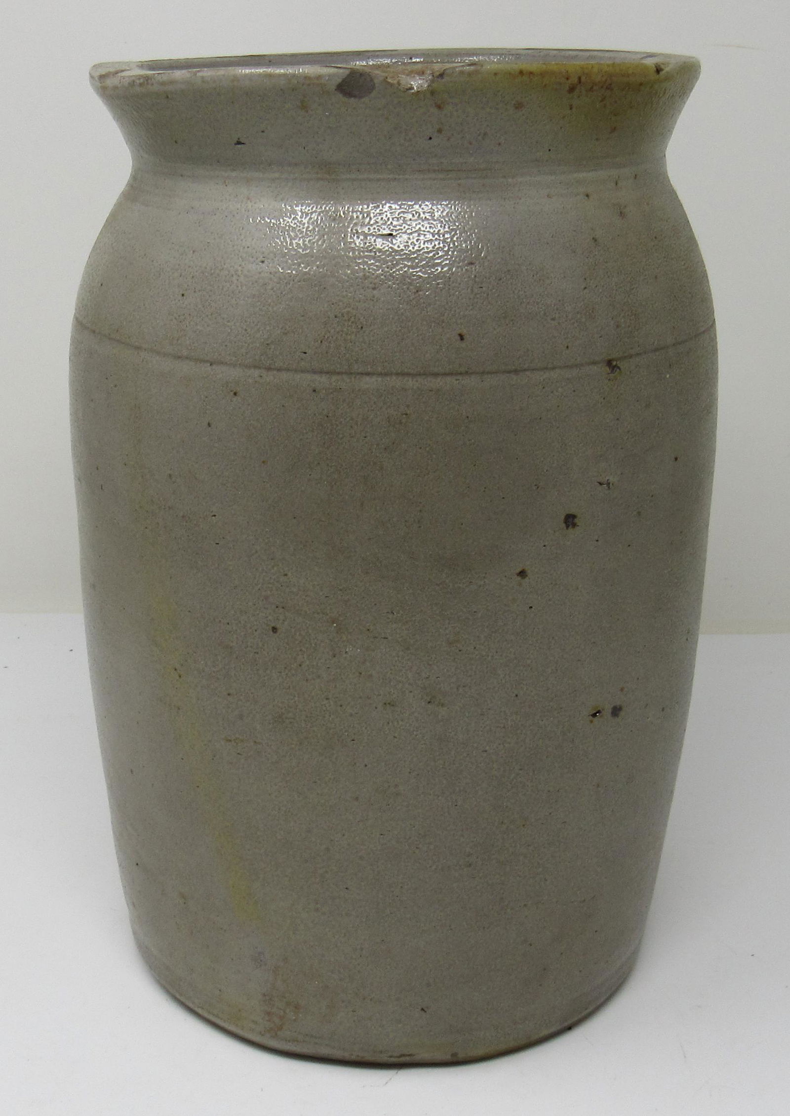 Stoneware Preserve Jar: Approx 6 1/4" in diameter and 10 1/2" tall