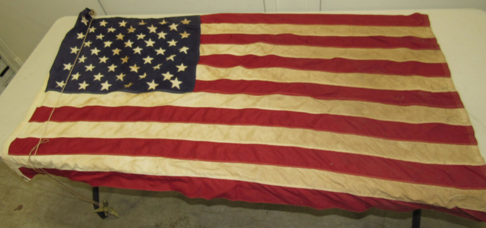 American Flag: Approx 32" x 58"