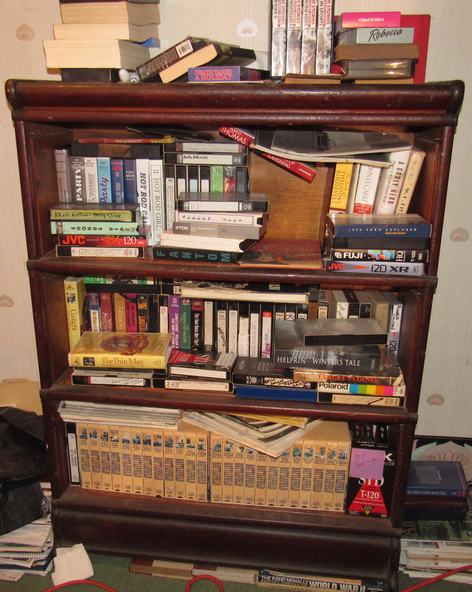 Flying Lady Torque Misc Magazines Books VHS Tapes: Getting all in bookcase. Not items on floor. Bookcase is not included. MUST BE PICKED UP AT 9am on pick up day. NO EXCEPTIONS