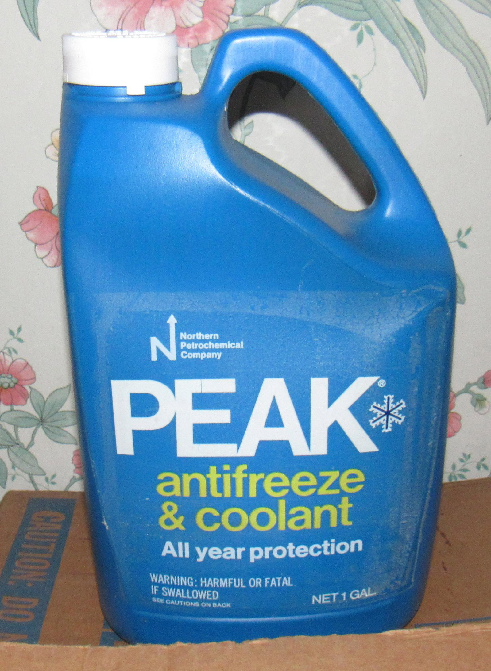 6 Gallons of Peak Antifreeze: Vintage antifreeze