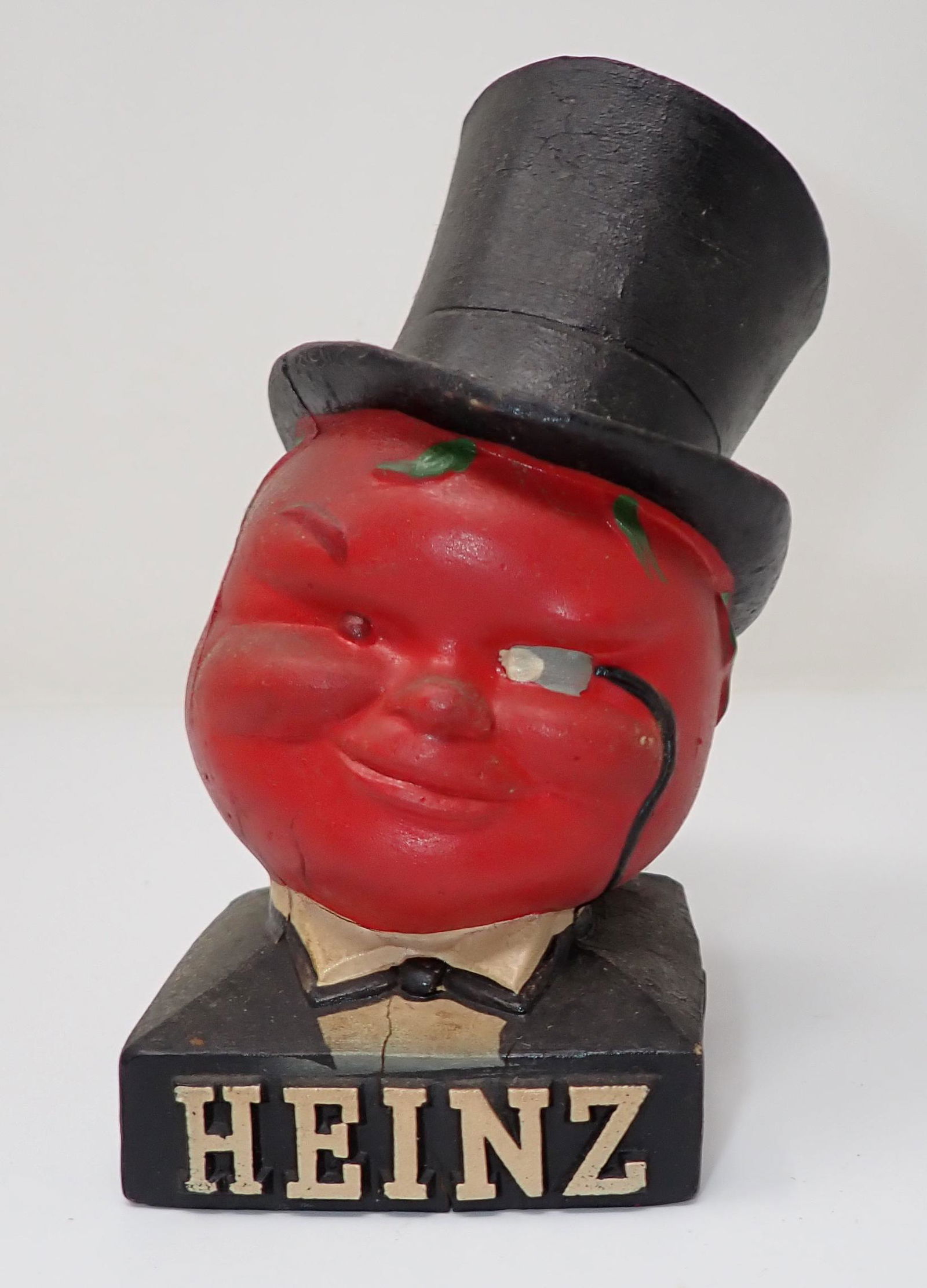 Heinz 57 Ketchup Chalkware Tomato Head Guy (1 of 5)