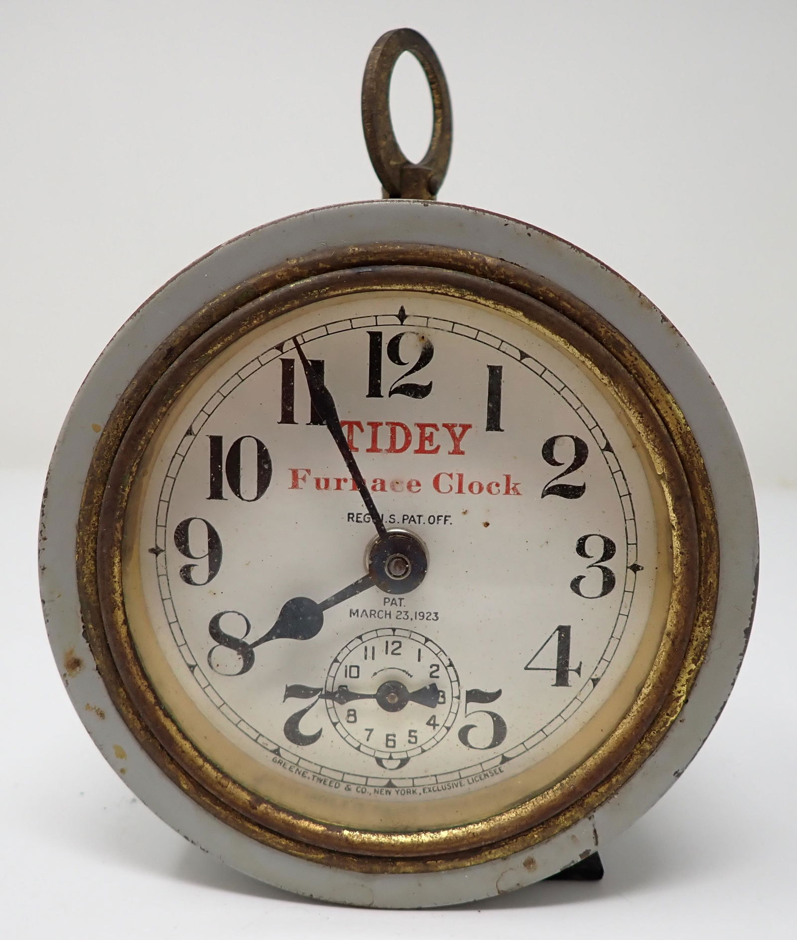 vintage tidey furnace clock vintage tidey furnace clock