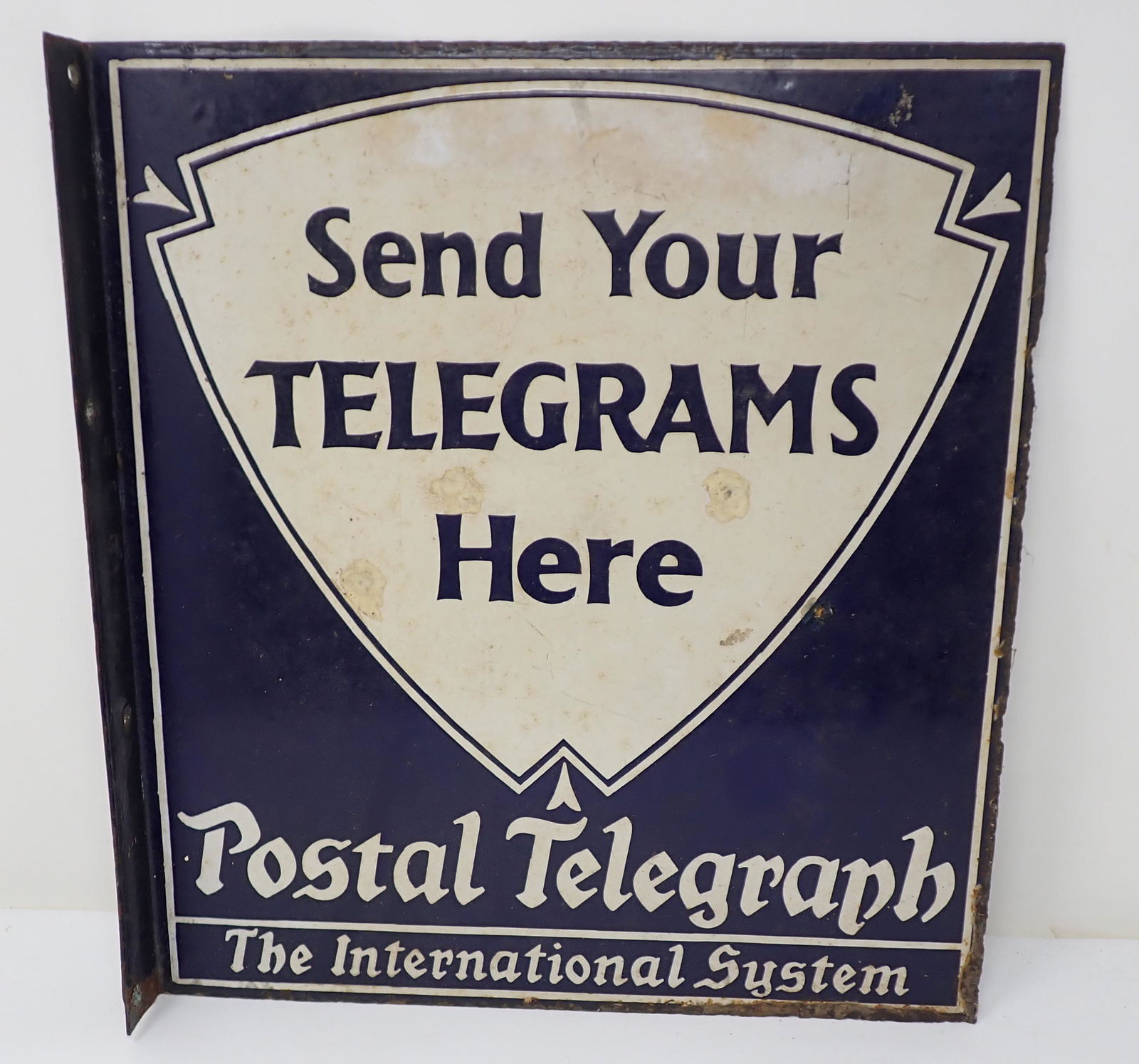 International System Postal Telegraph Flange Sign (1 of 8)
