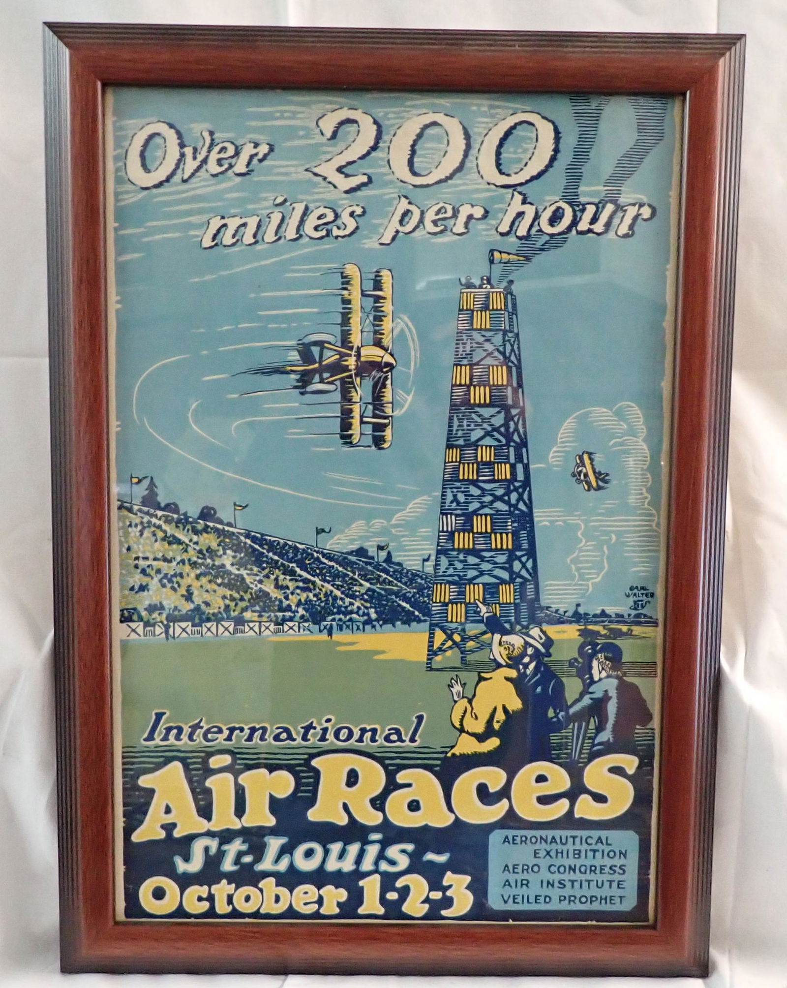 International Air Races St Louis Poster Carl Walter (1 of 5)