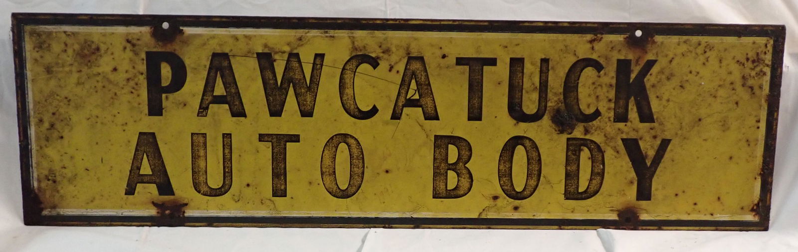 Pawcatuck Auto Body Double Sided Sign (1 of 6)