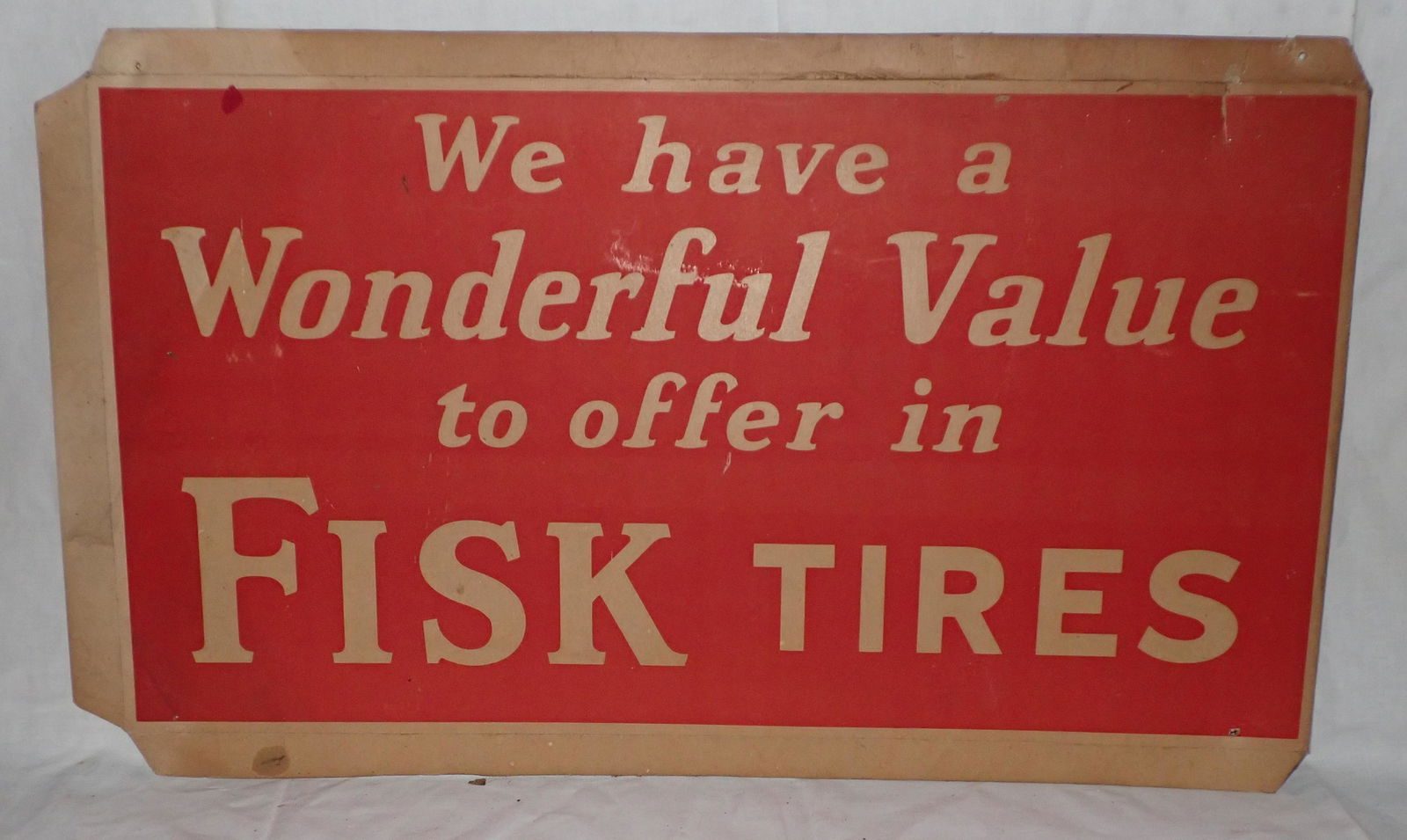 Fisk Tires Display Sign (1 of 2)