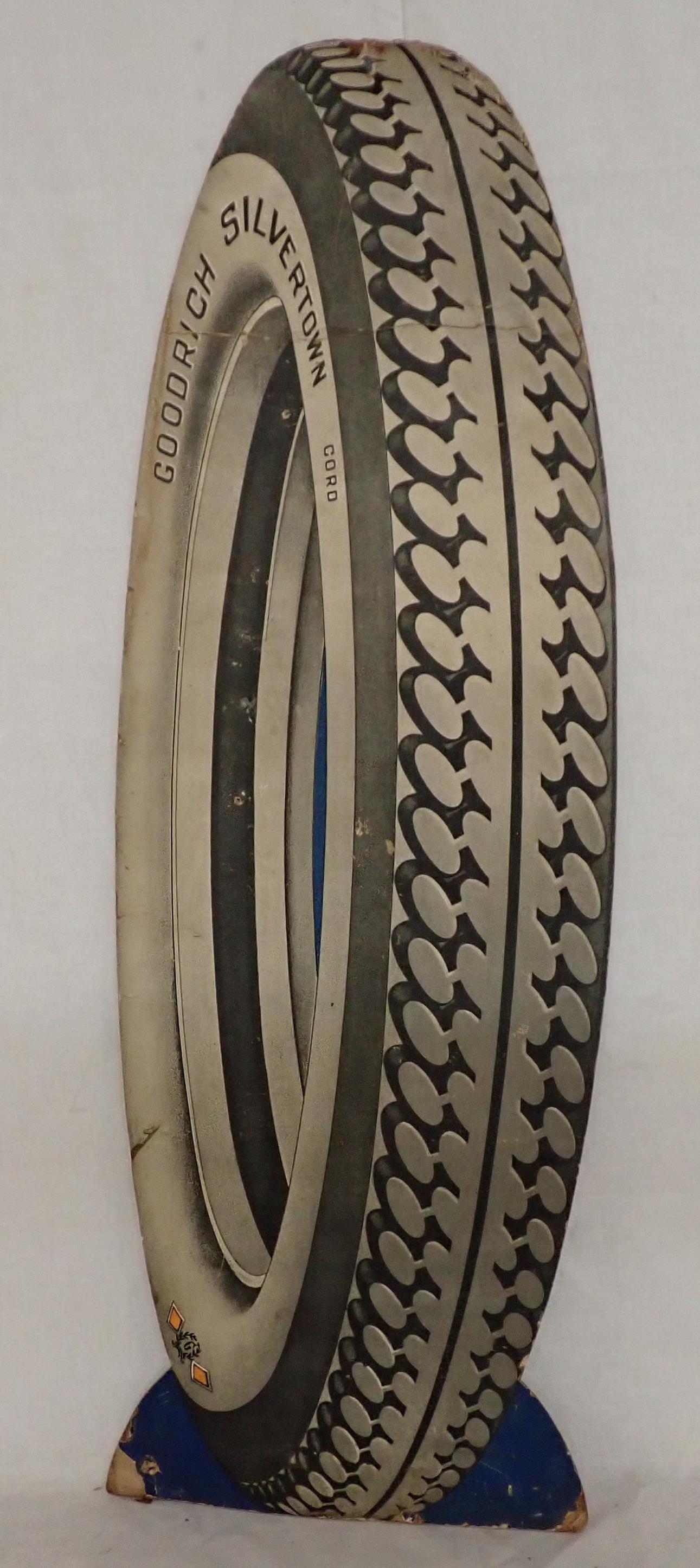 Goodrich Silvertown Cord Tires Display Sign (1 of 6)