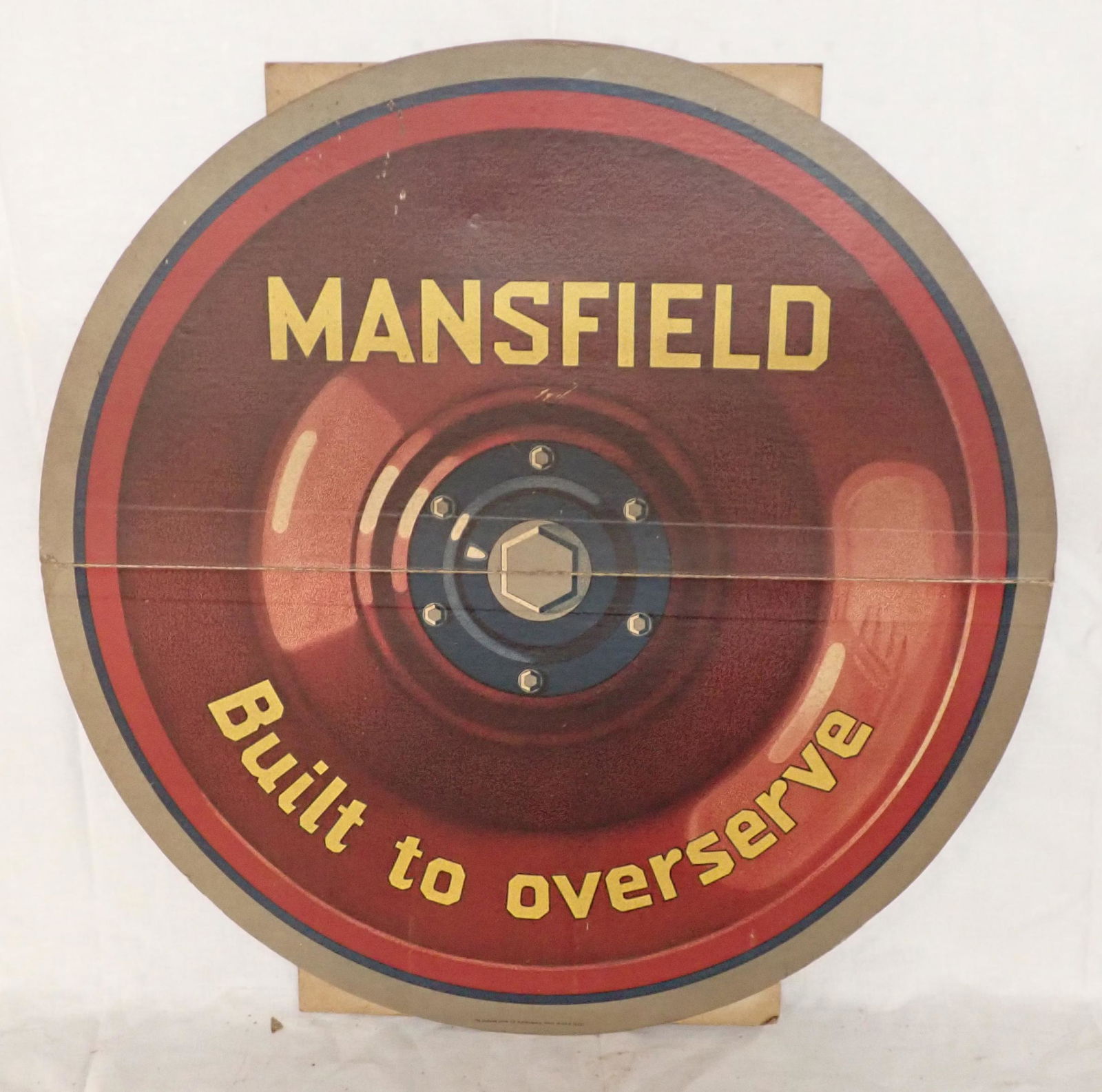 Mansfield Tire Display Carboard Sign (1 of 3)