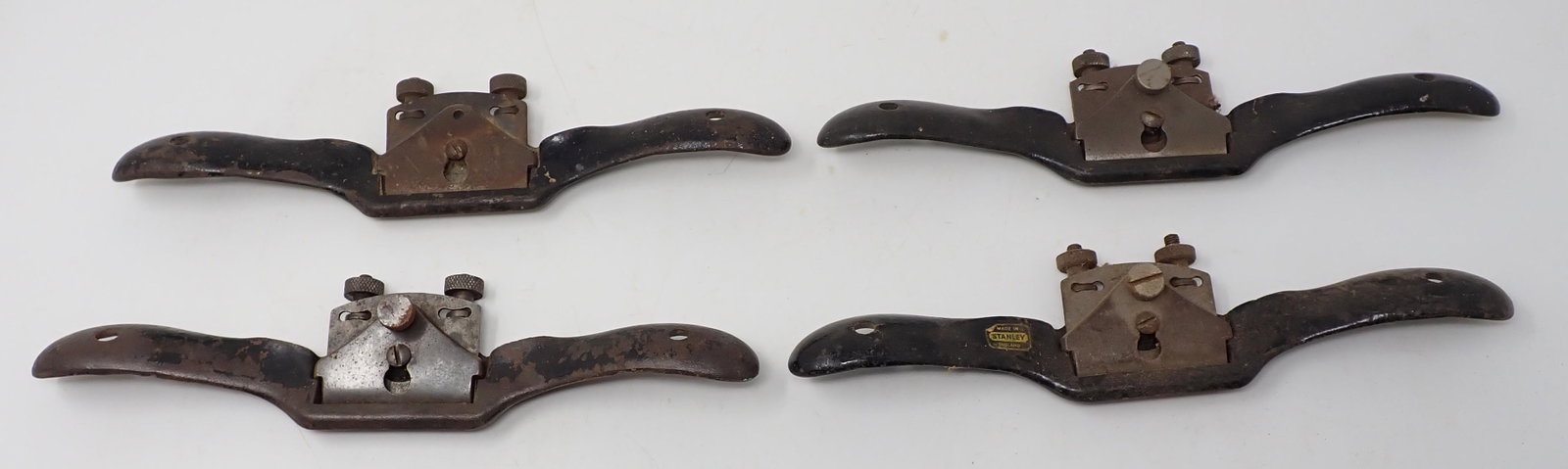 4 Stanley No 151 Spoke Shave Planes: Getting all 4 pictured