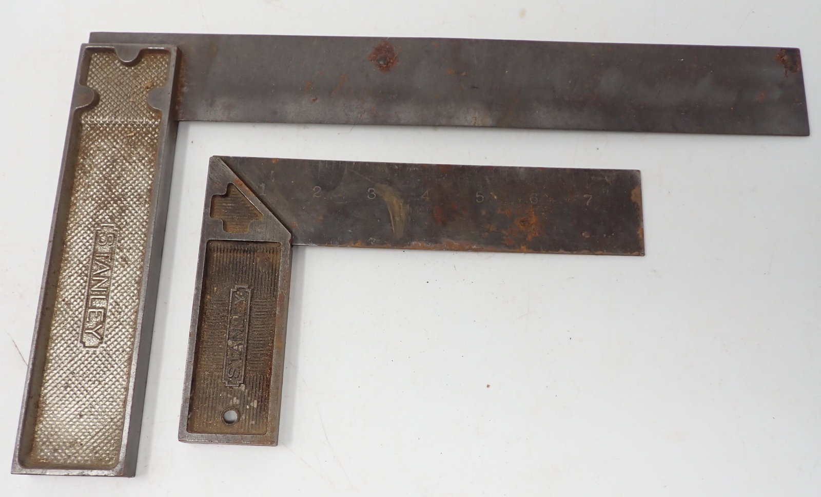 Stanley No 1 8 inch and 12 inch Square: Machinist squares