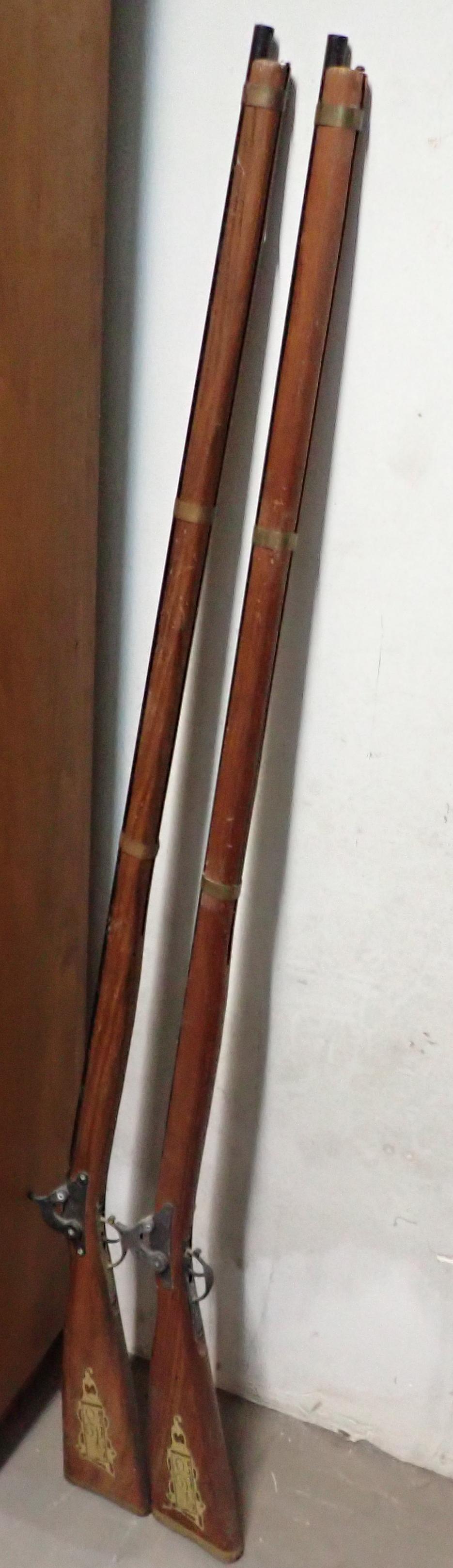 2 Parris Long Cap Guns: Apprx 51 3/4" long