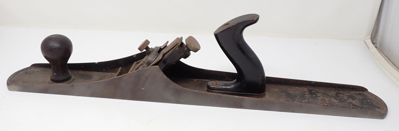 Stanley Rule and Level No G7 Corrugated Bottom Plane: Corrugated bottom plane